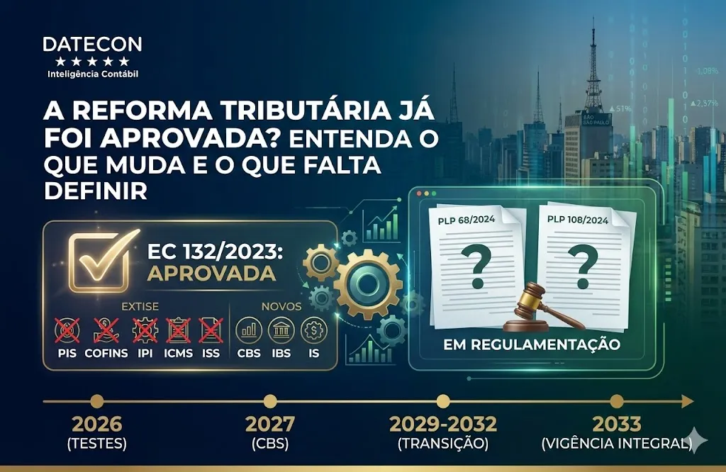 reforma tributária ja foi aprovada